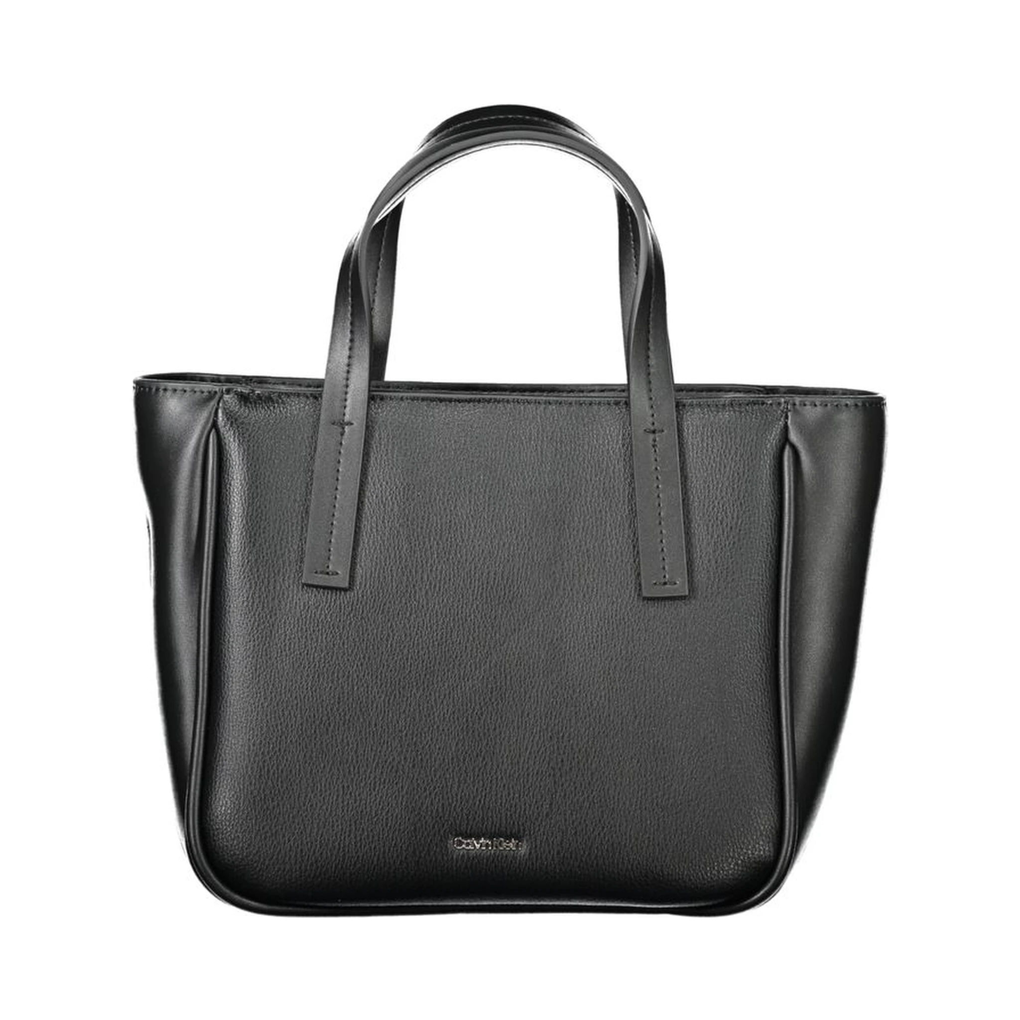 Black Polyester Handbag