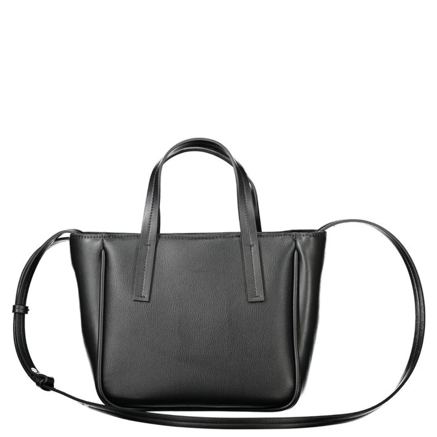 Mini tote handbag in black