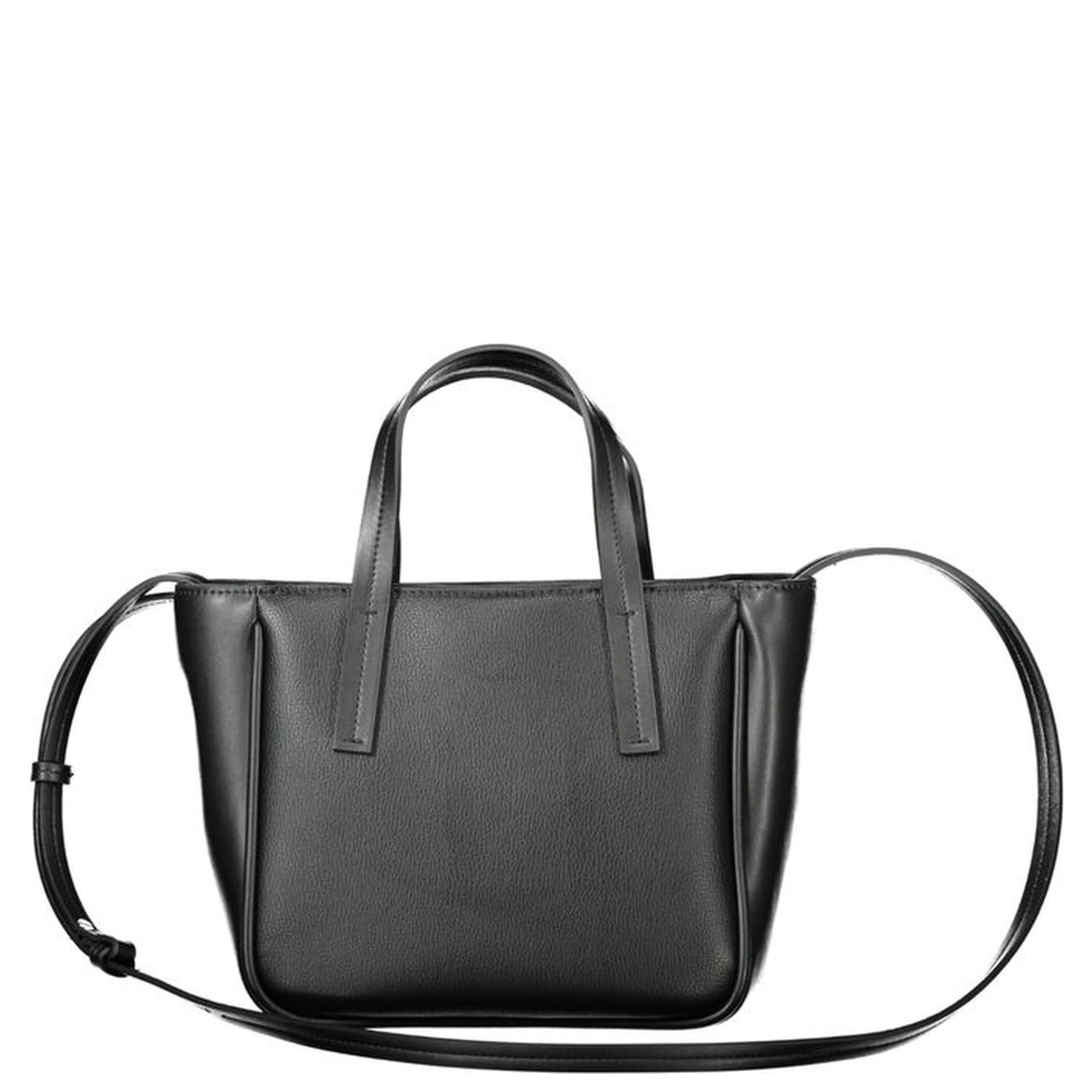 Black Polyester Handbag