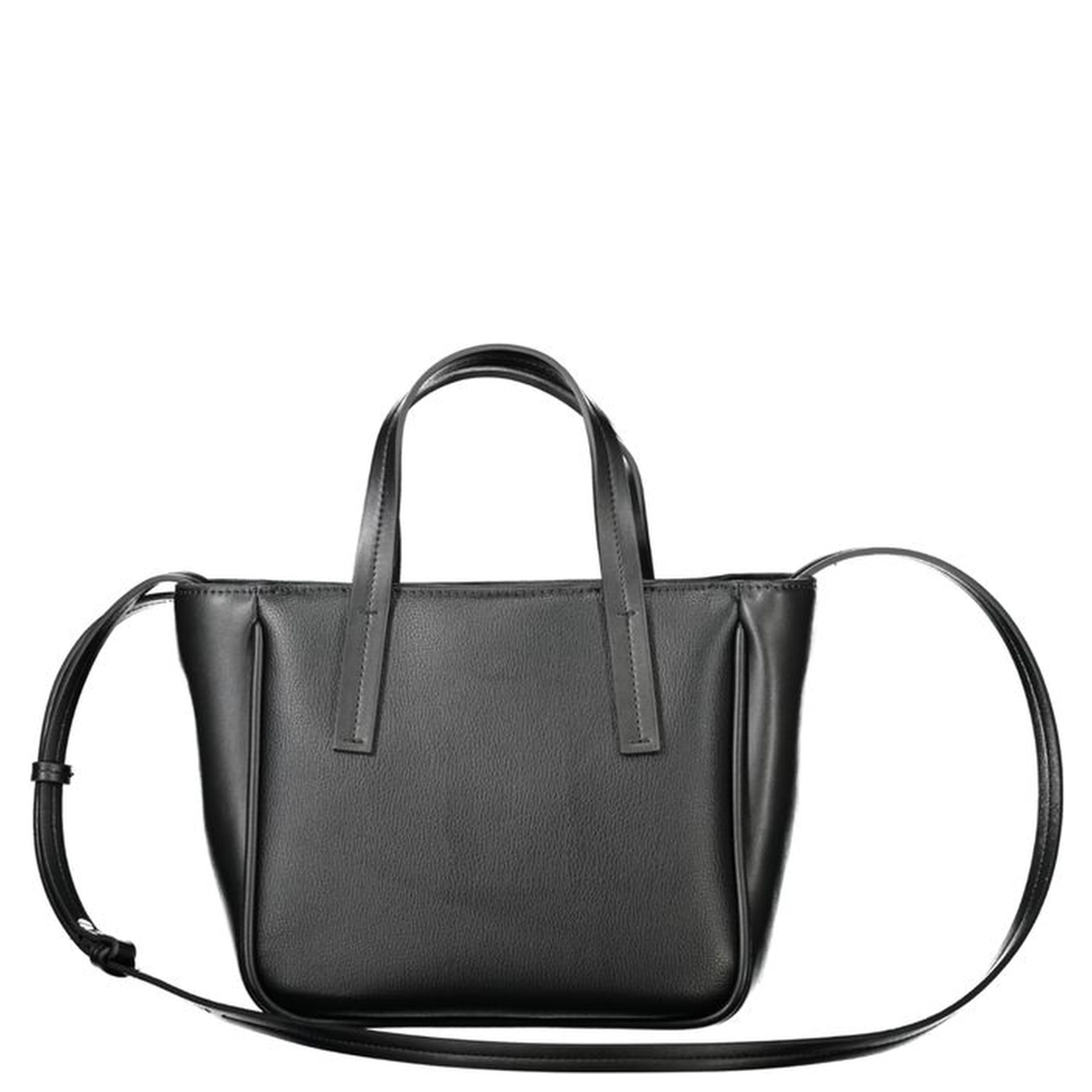 Mini tote handbag in black