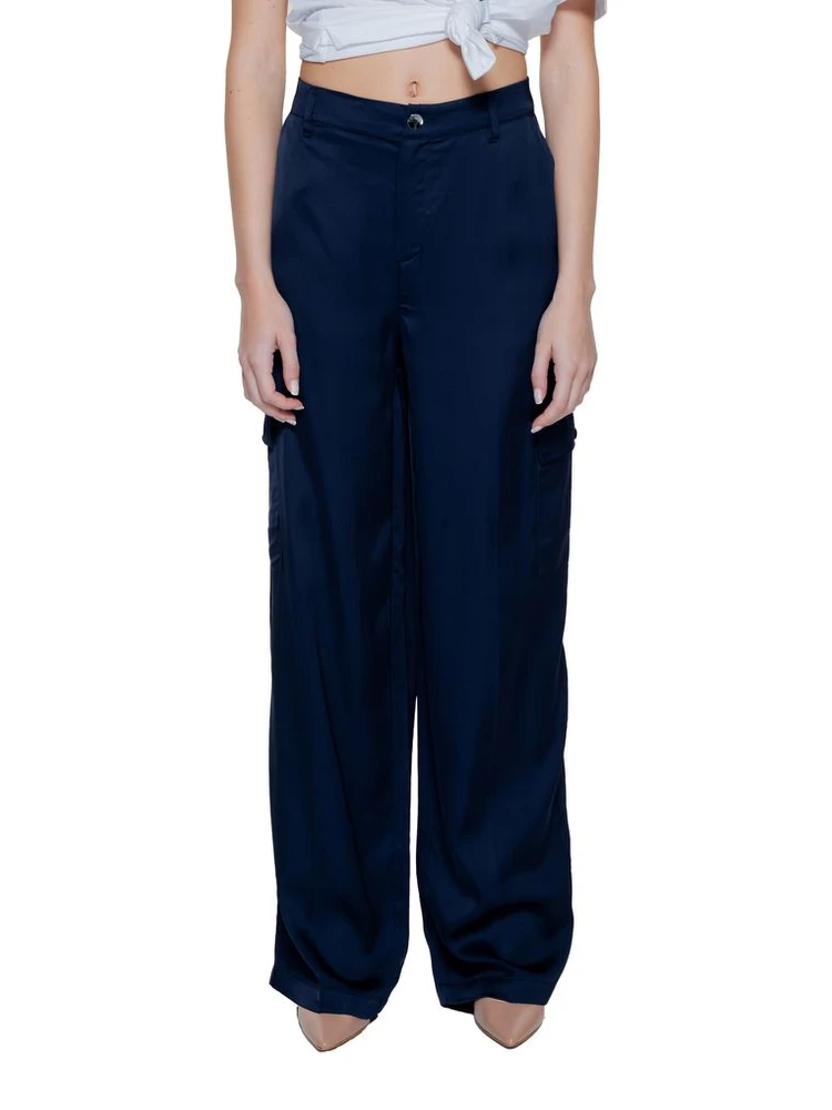 Blue Viscose Pant