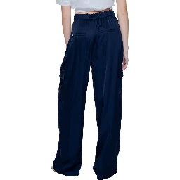 Blue Viscose Pant