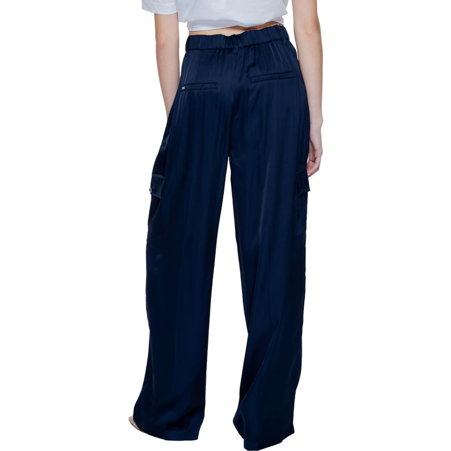 Blue Viscose Pant