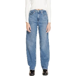 Blue Cotton Relaxed Fit Jeans