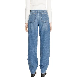 Blue Cotton Relaxed Fit Jeans