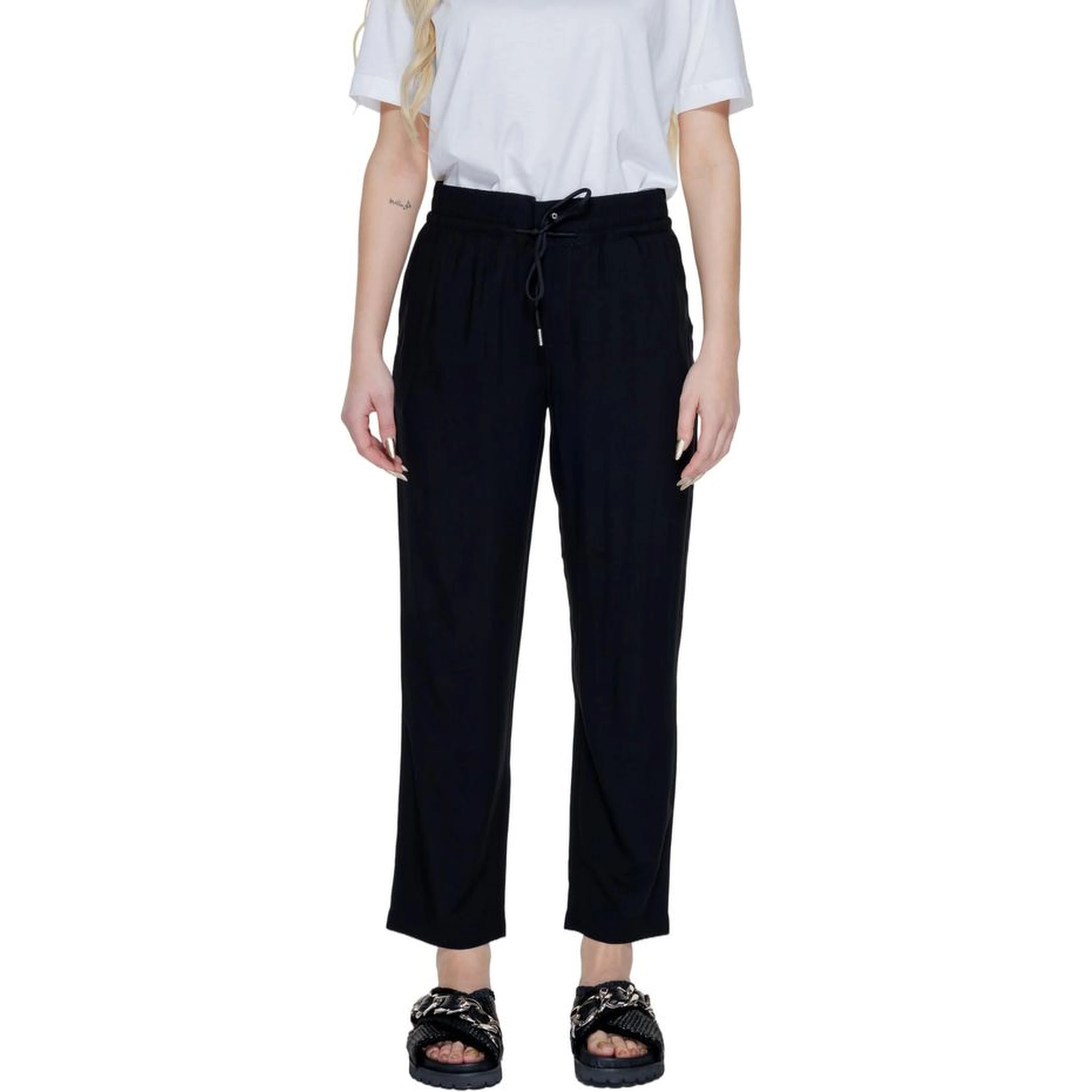 Black Viscose Pant