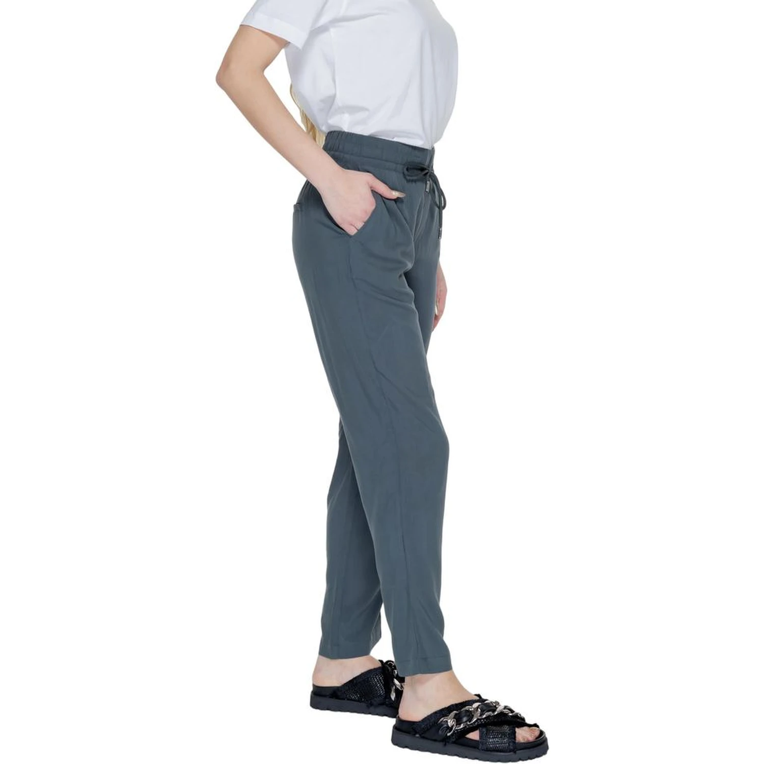 Green Viscose Pant