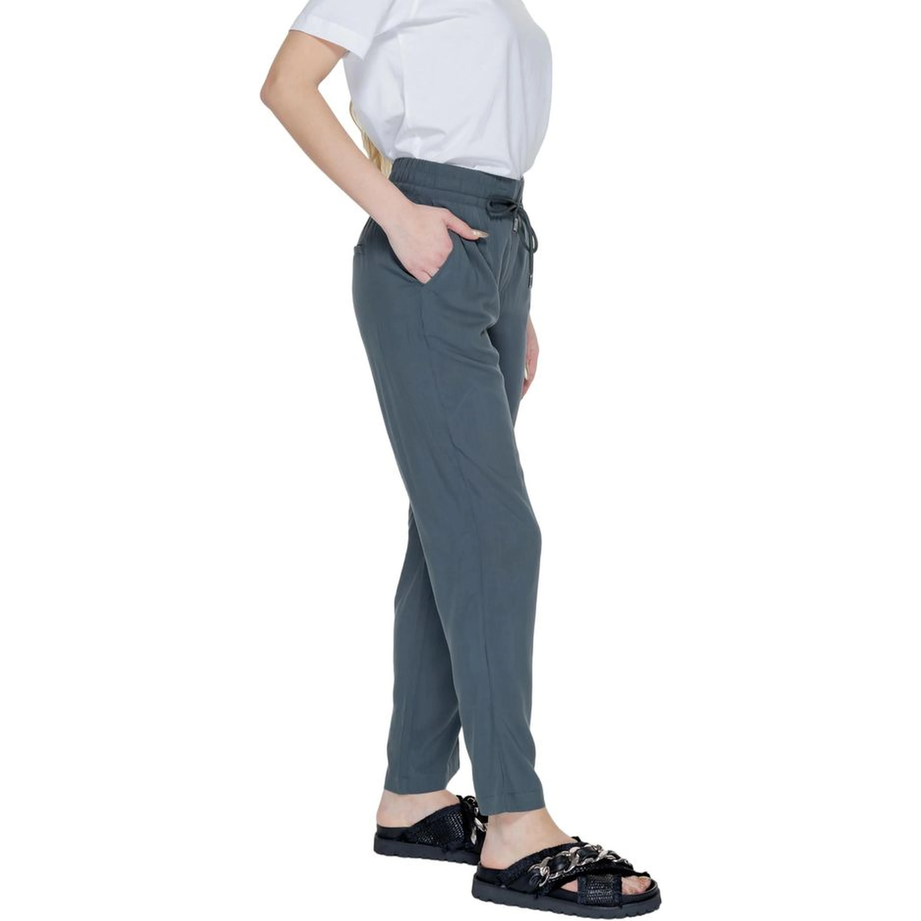 Green Viscose Pant