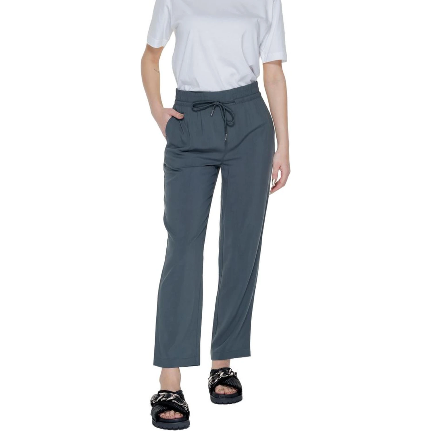 Green Viscose Pant