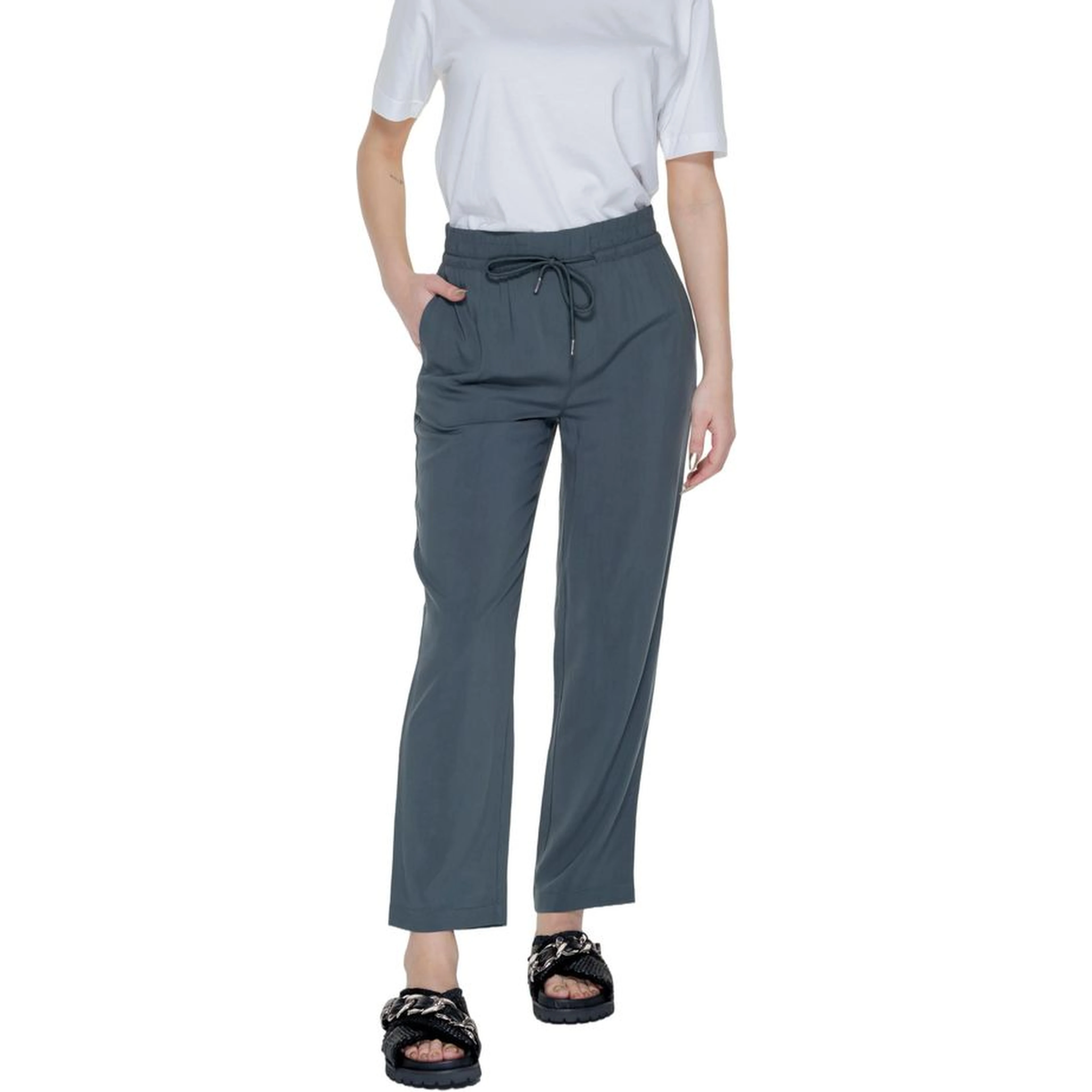 Green Viscose Pant