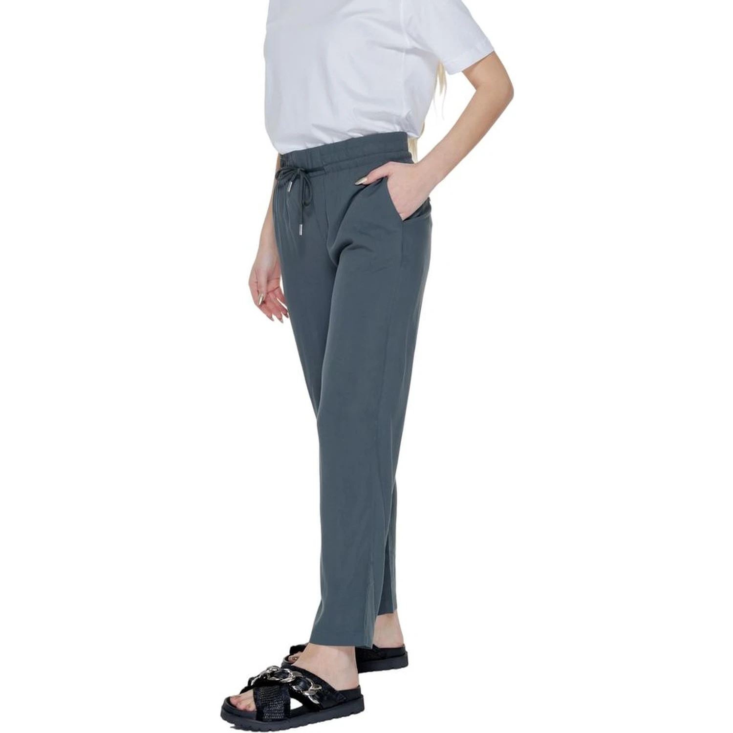 Green Viscose Pant