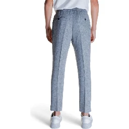 Black Linen Casual Pants
