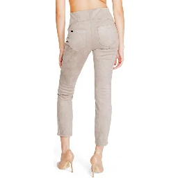 Gray Polyester Leggings