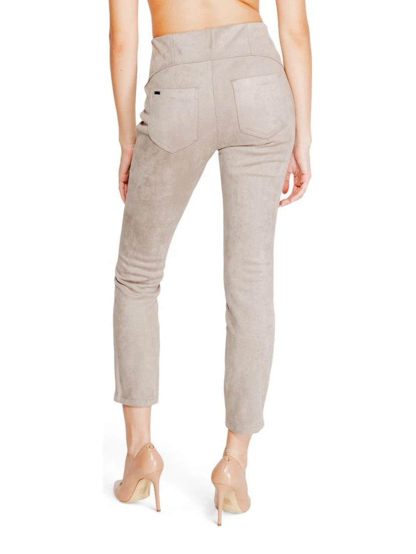 Gray Polyester Leggings