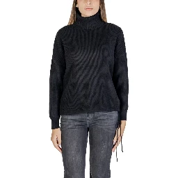 Black Viscose Turtleneck