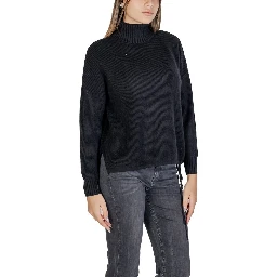 Black Viscose Turtleneck