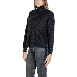 Black Viscose Turtleneck