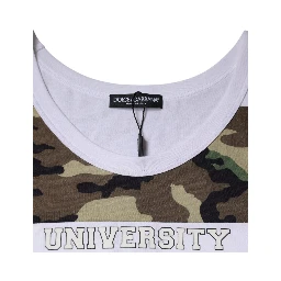 White Camouflage Tank Sleeveless T-shirt
