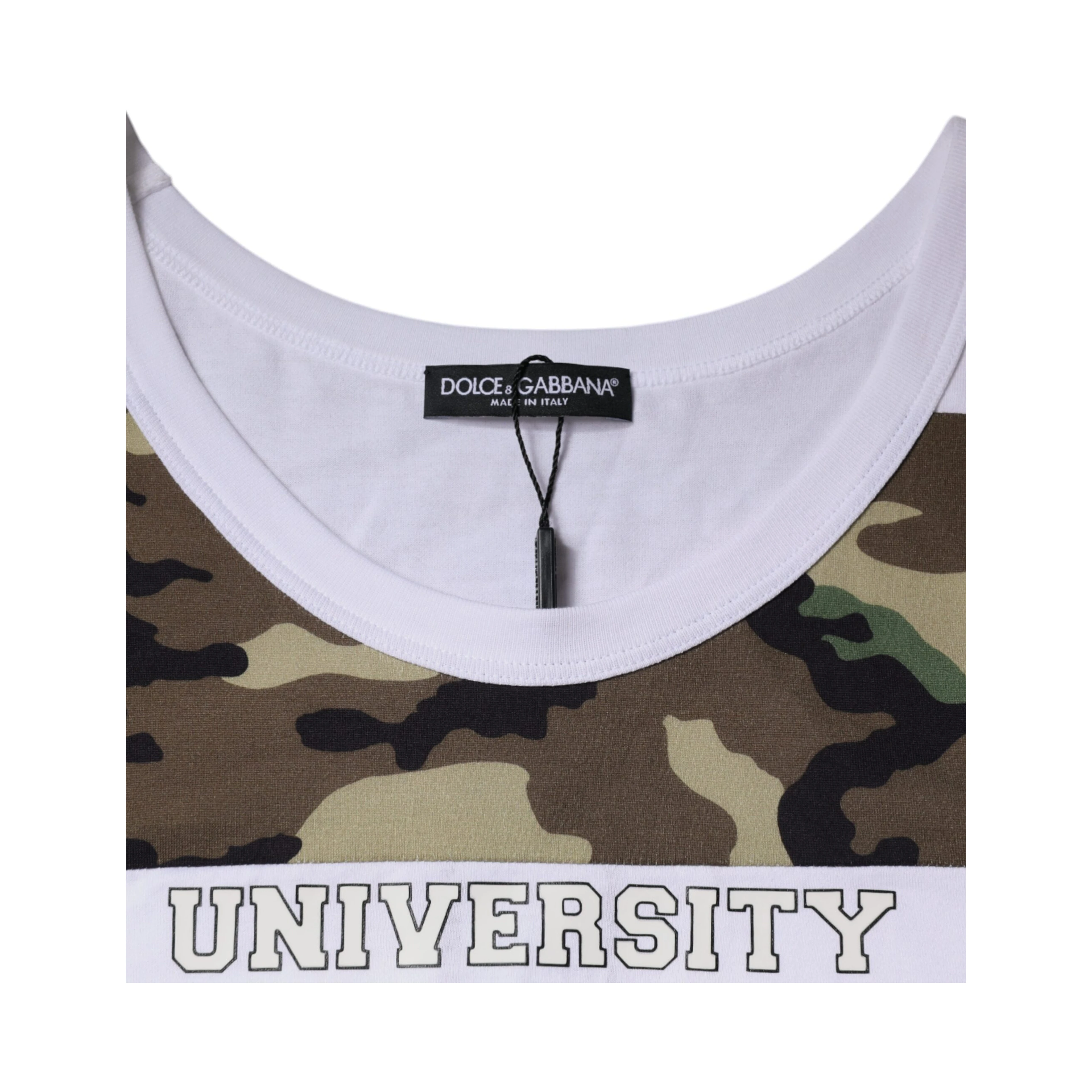 White Camouflage Tank Sleeveless T-shirt