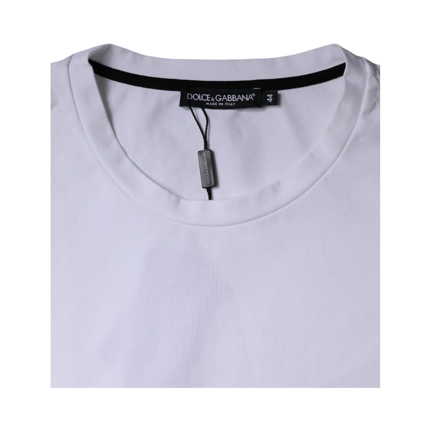 White Red Lips Print Cotton T-shirt