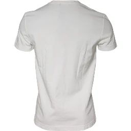 White Bandana Print Cotton Short Sleeves T-shirt