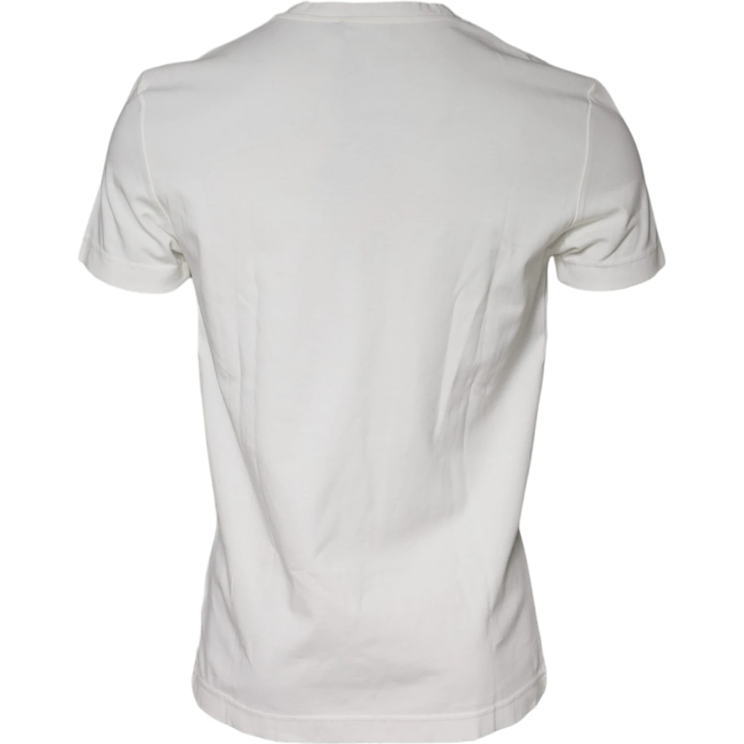 White Bandana Print Cotton Short Sleeves T-shirt