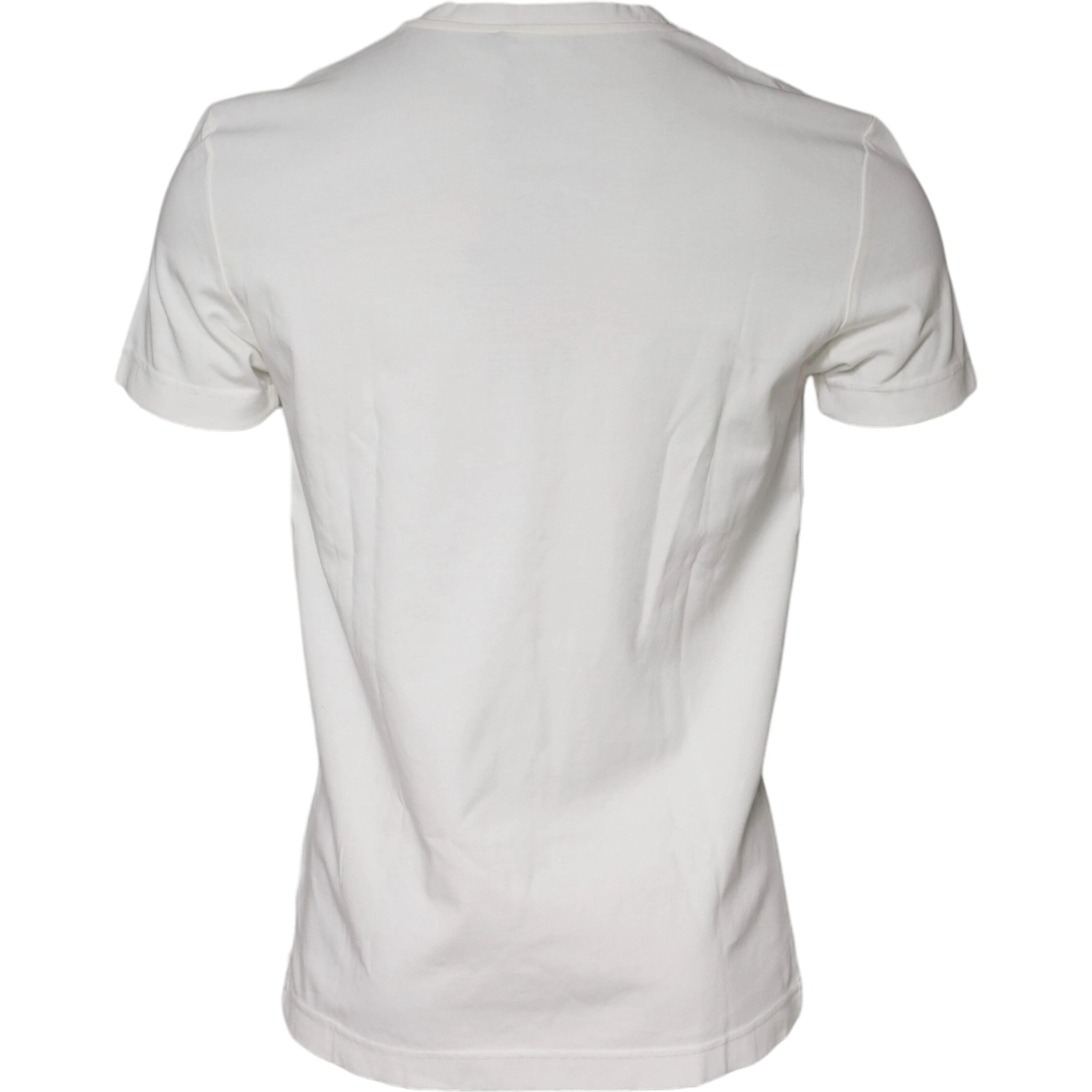 White Bandana Print Cotton Short Sleeves T-shirt
