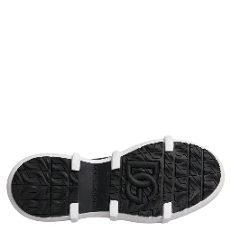 Black Nylon Galileo High Top Sneakers Shoes