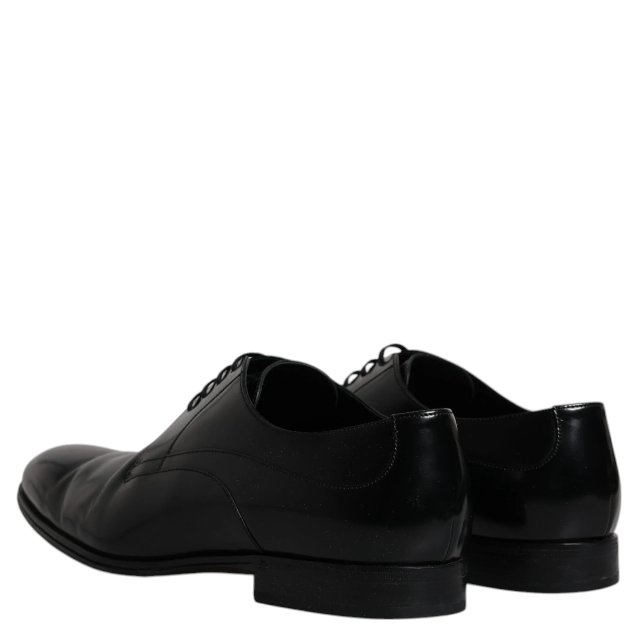 Black Leather Derby Formal Men Dress Shoes