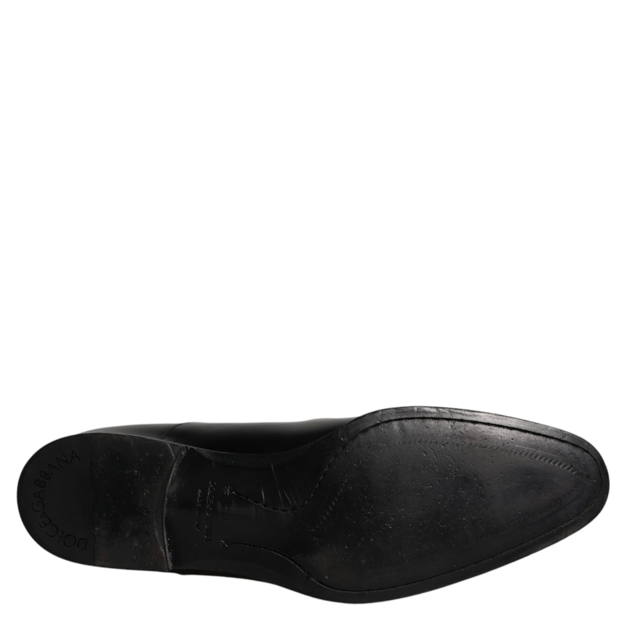 Black Leather Derby Formal Men Dress Shoes