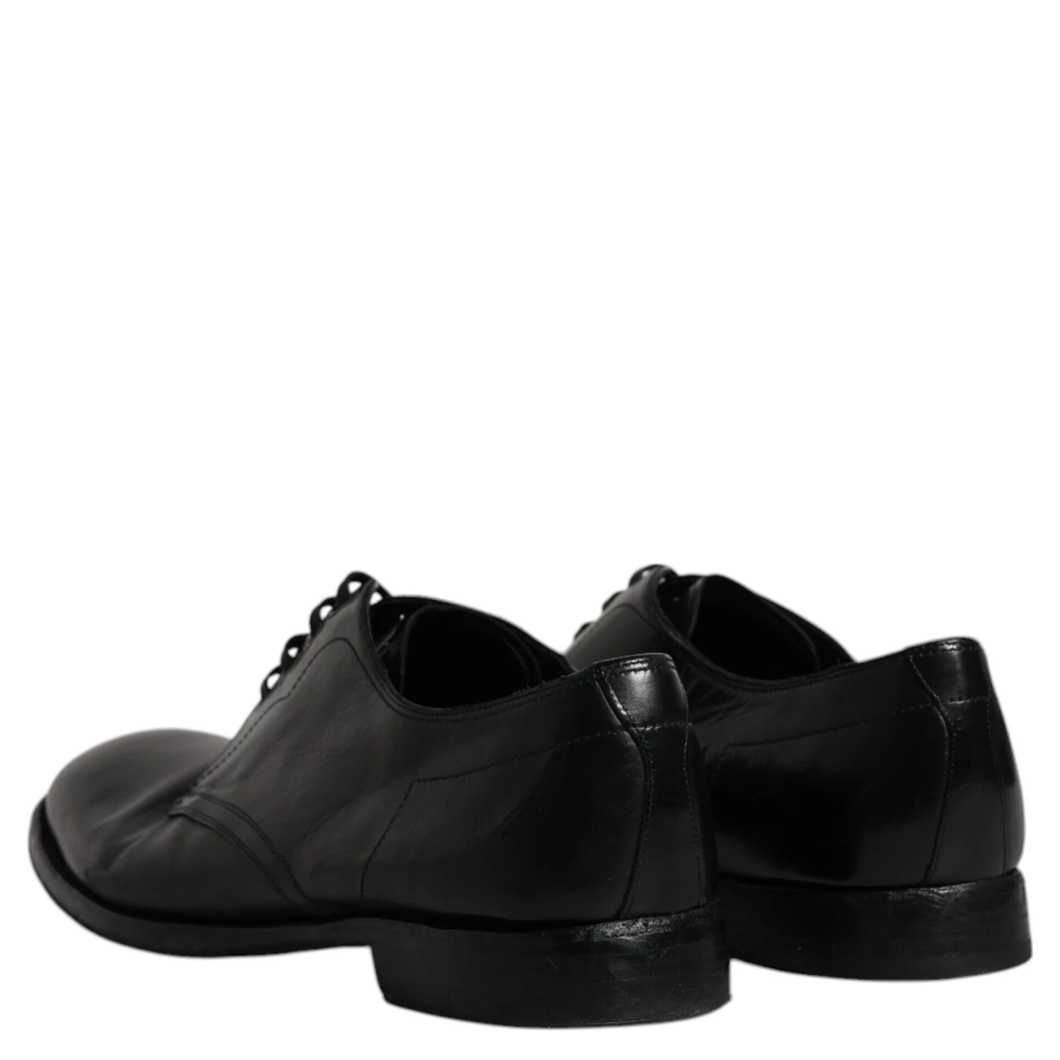 Black Leather Derby Formal Men Dress Shoes