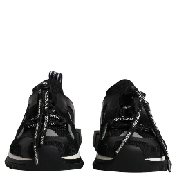 Black White Logo Sorrento Mens Sneakers Shoes