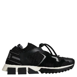 Black White Logo Sorrento Mens Sneakers Shoes