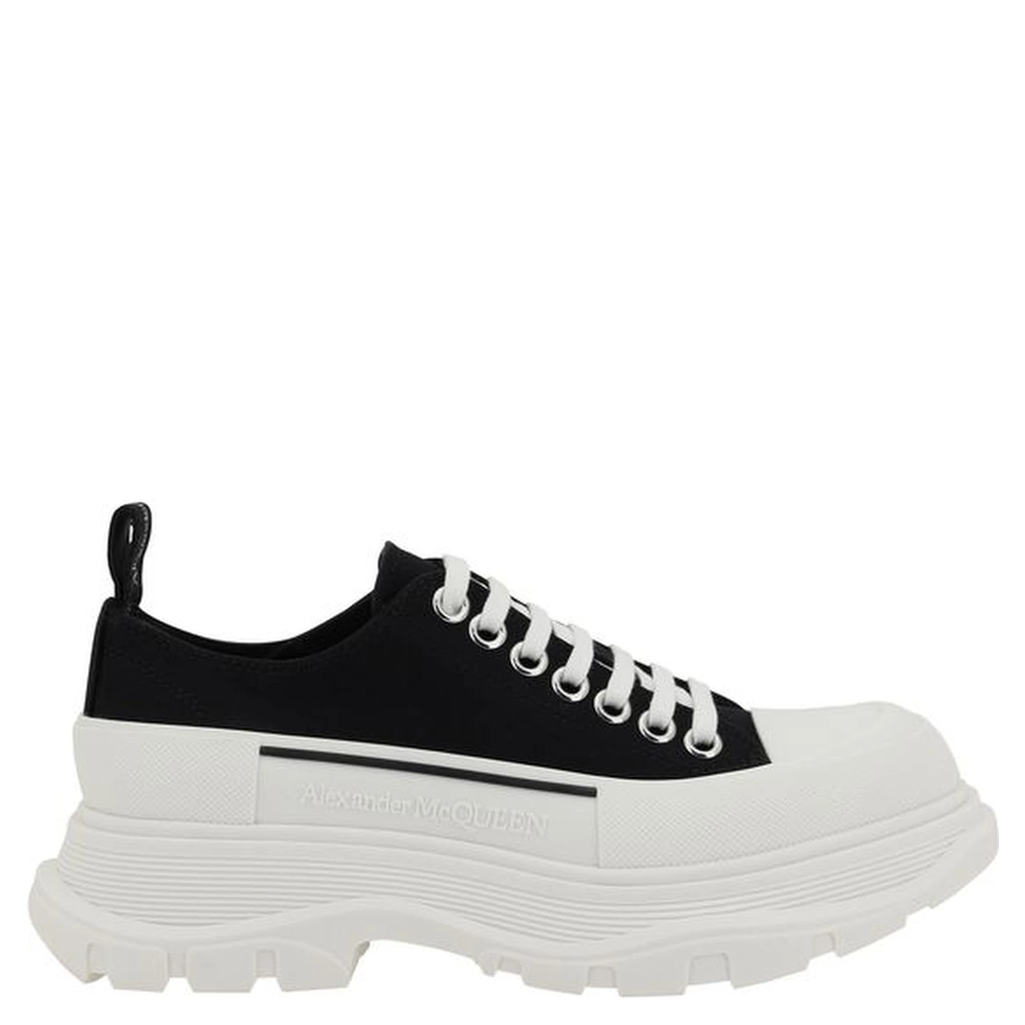Black Rubber Chunky Sneakers