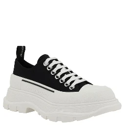 Black Rubber Chunky Sneakers