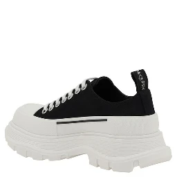 Black Rubber Chunky Sneakers