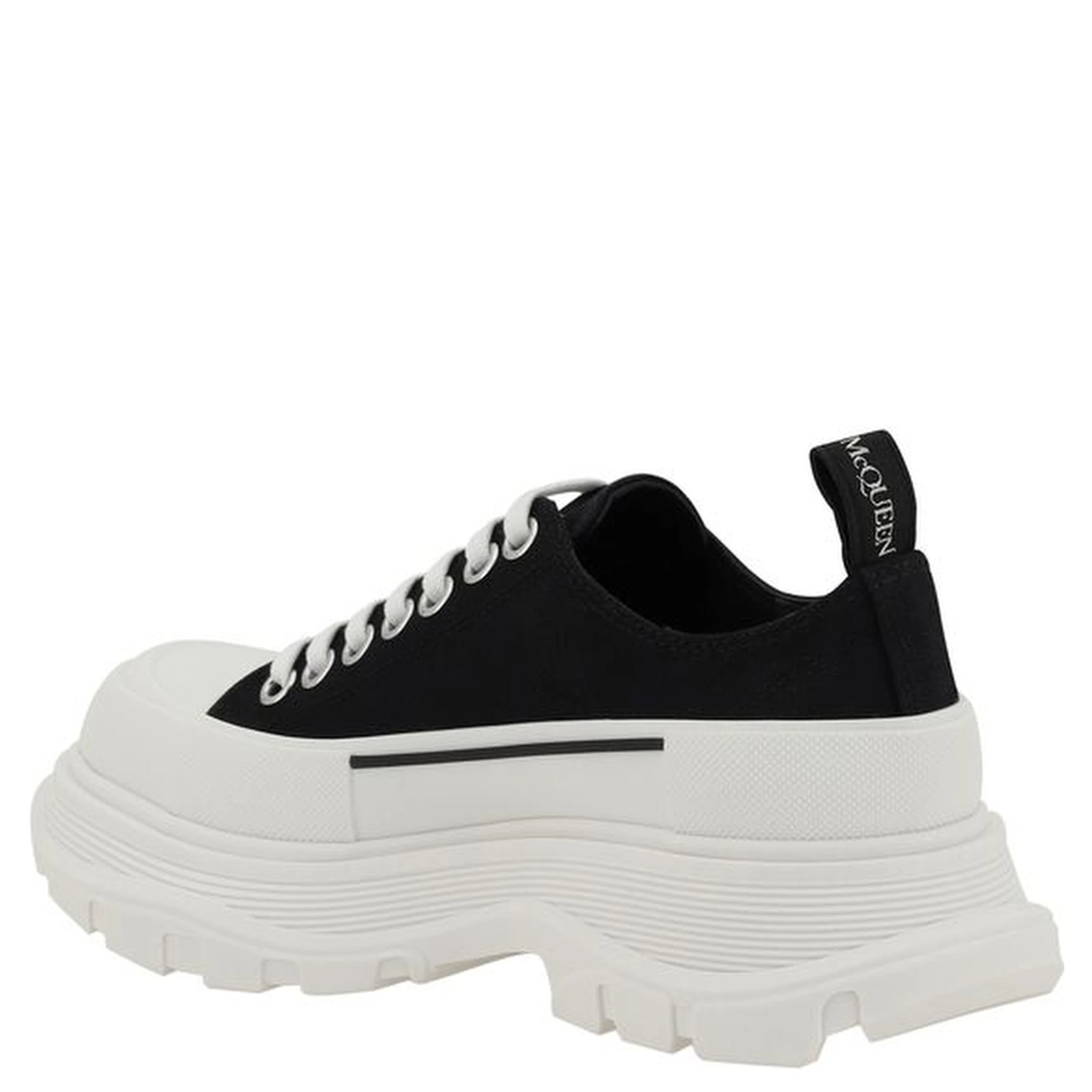 Black Rubber Chunky Sneakers