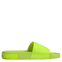 Green Rubber Slides Sandals Beachwear Shoes