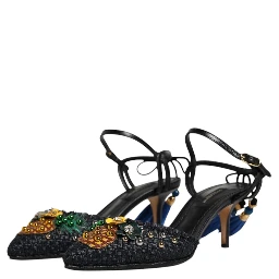 Black Pineapple Bellucci Heels Sandals Shoes