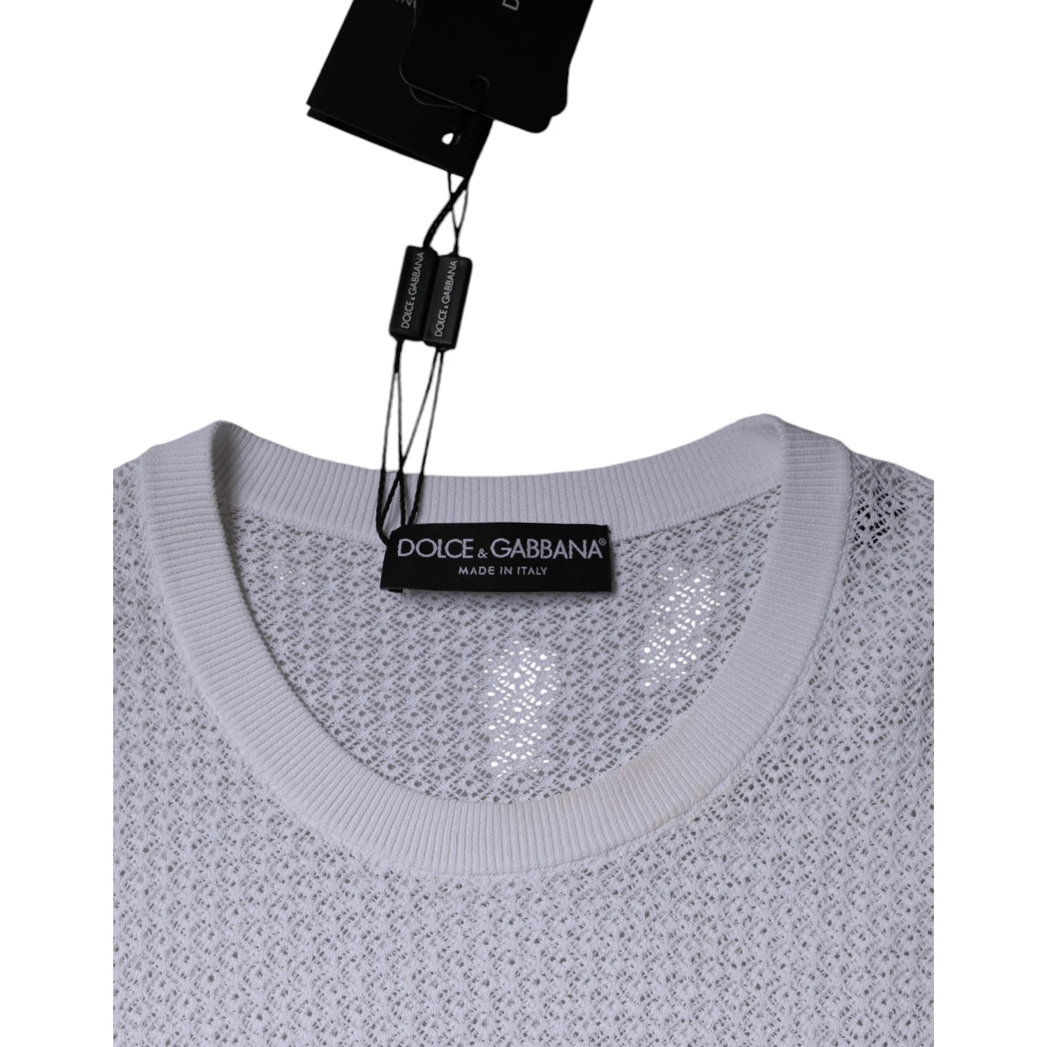 White Mesh See Through Long Sleeves Top