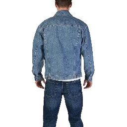 Light Blue Cotton Denim Jacket