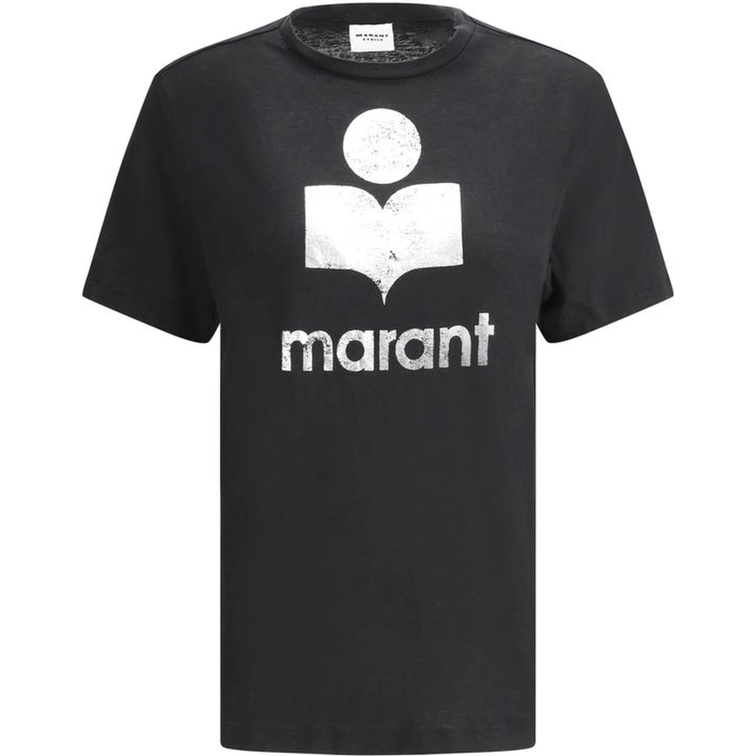 Black Linen T-Shirt