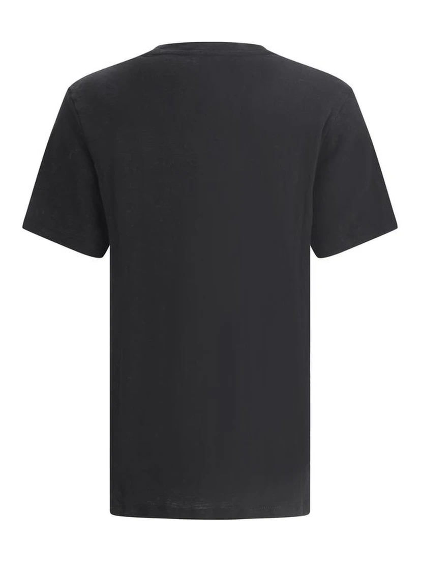 Black Linen T-Shirt