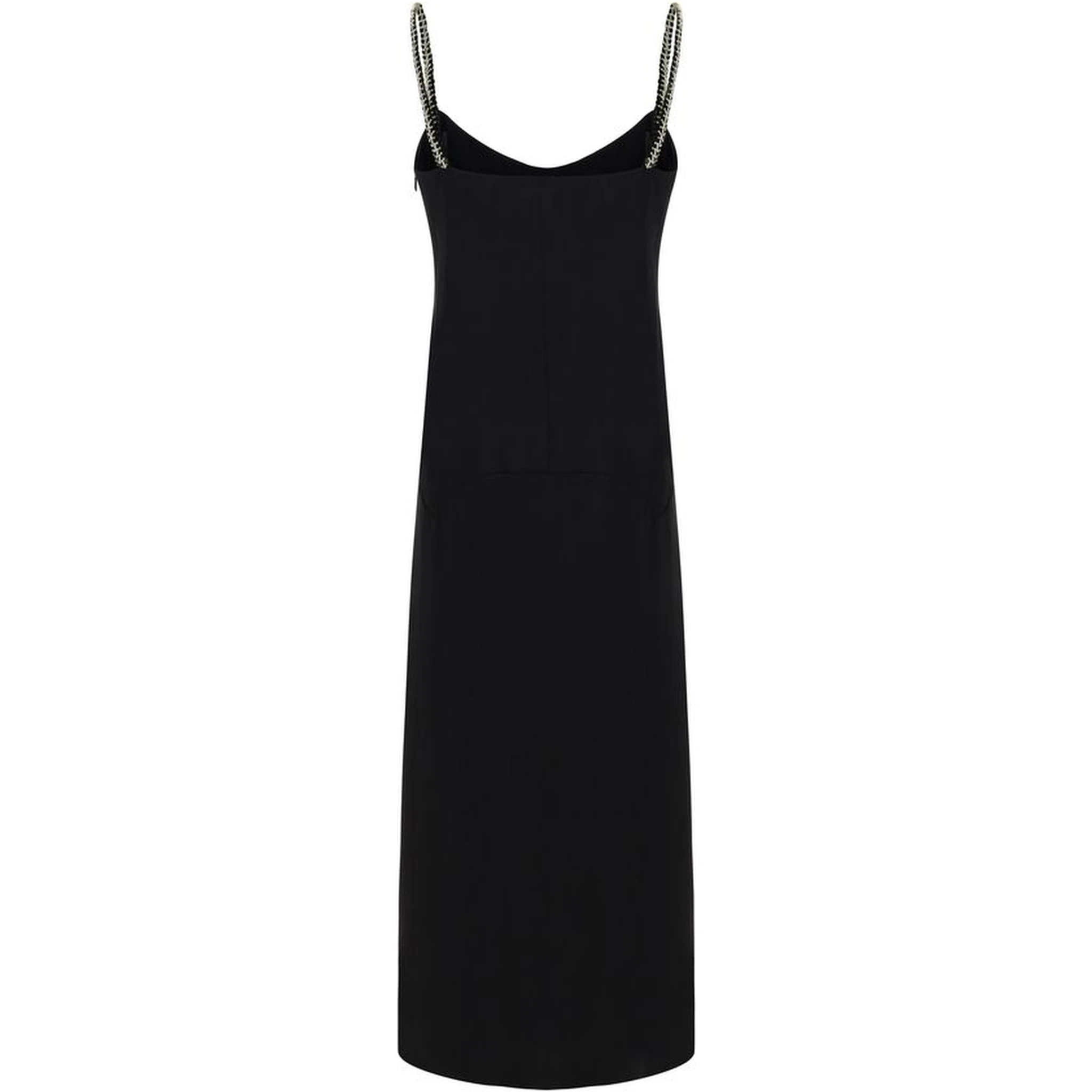 Black Polyester Casual Dress