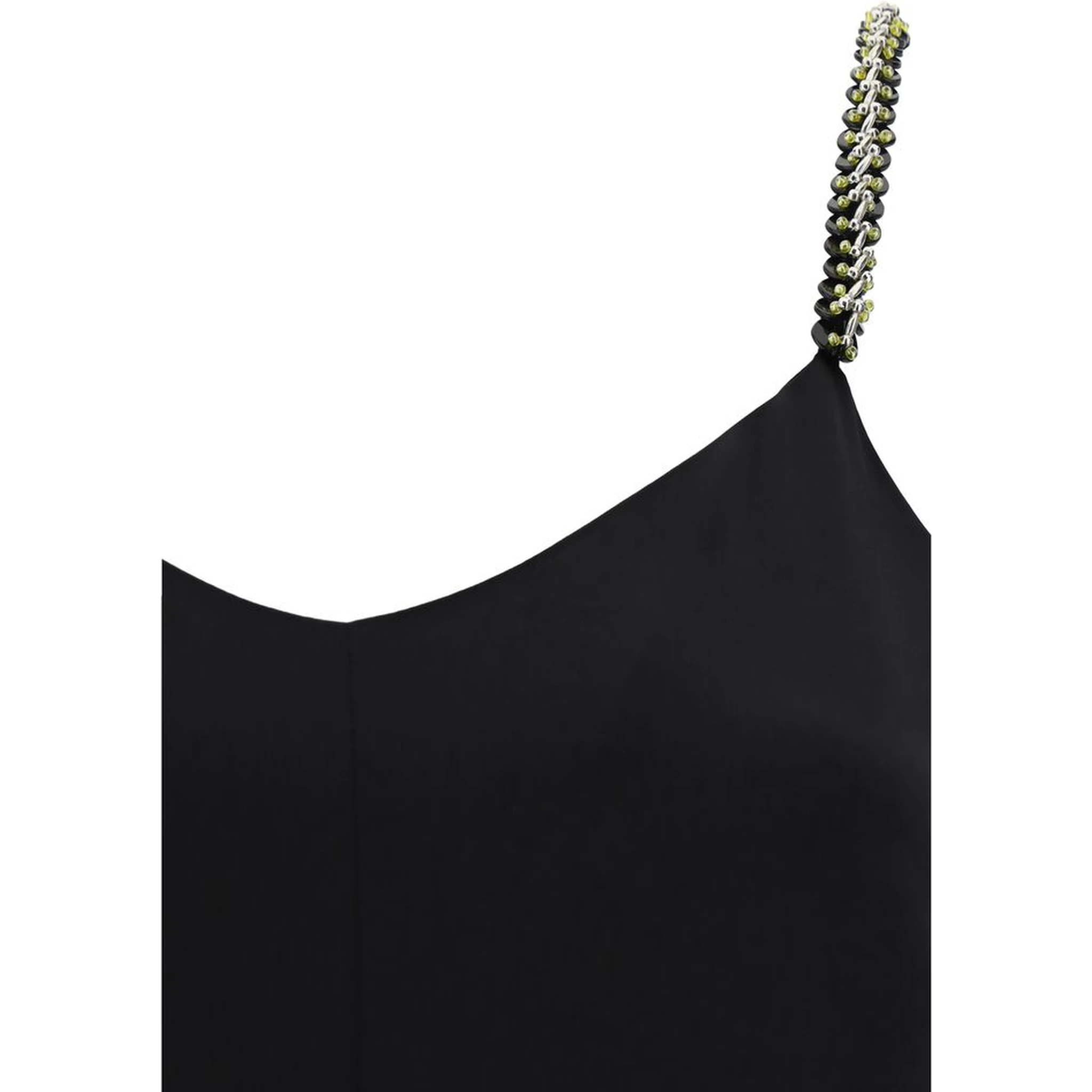 Black Polyester Casual Dress