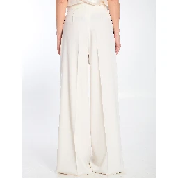 Gabardine wool trousers