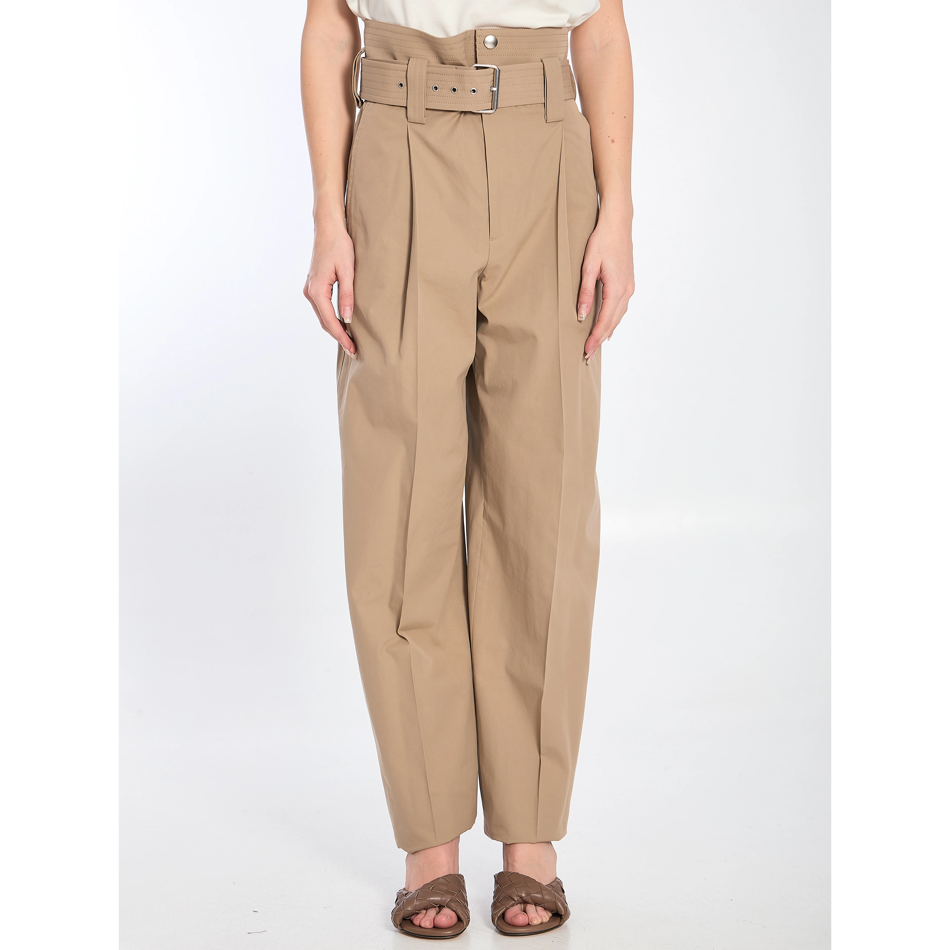 Wide leg trousers