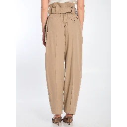 Wide leg trousers