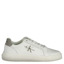 White Polyester Sneaker