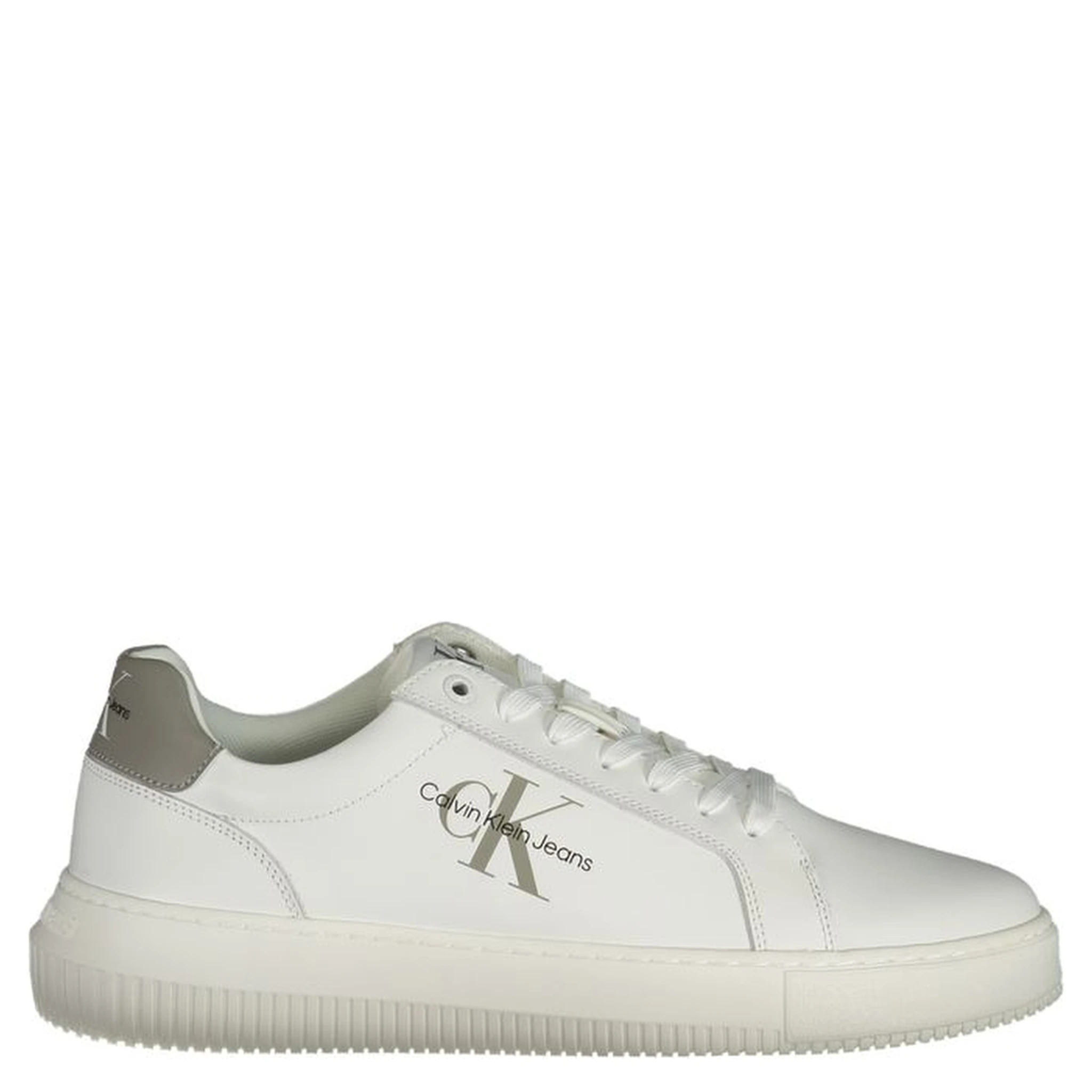 White Polyester Sneaker